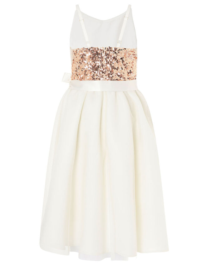 Truth Sequin Scuba Dress, Ivory (IVORY), large