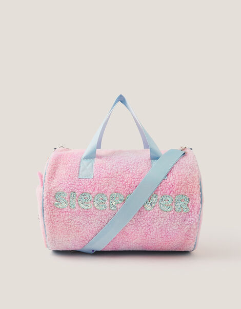 Unicorn Borg Sleepover Duffle Bag, , large