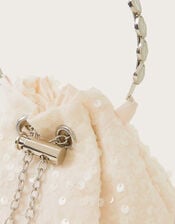 Mini Sequin Pouch Bag, , large