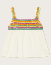 Crochet Cami Top, Ivory (IVORY), large