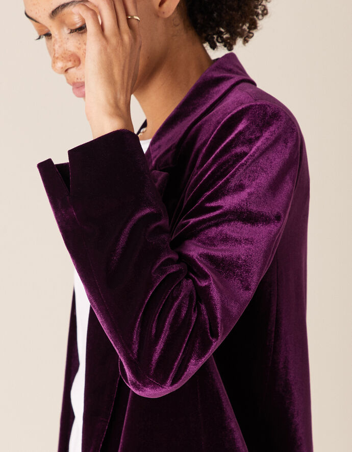 voltage purple blazer