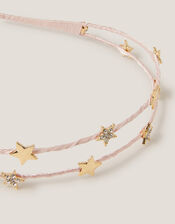 Diamante Star Wire Headband, , large