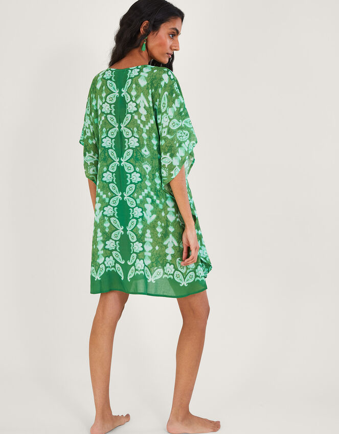 Tie Dye Heritage Print Kaftan, , large
