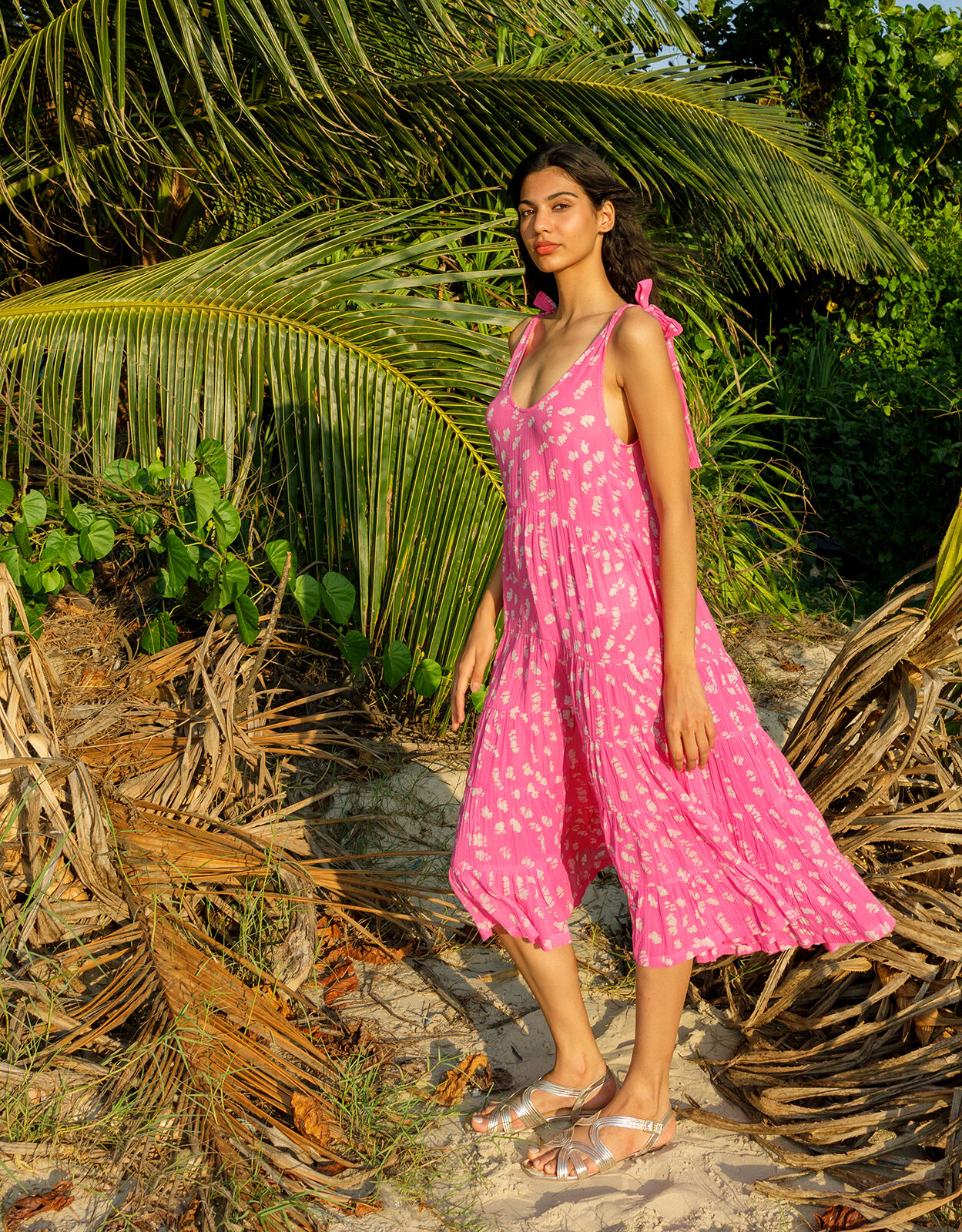 Midi sale dress batik