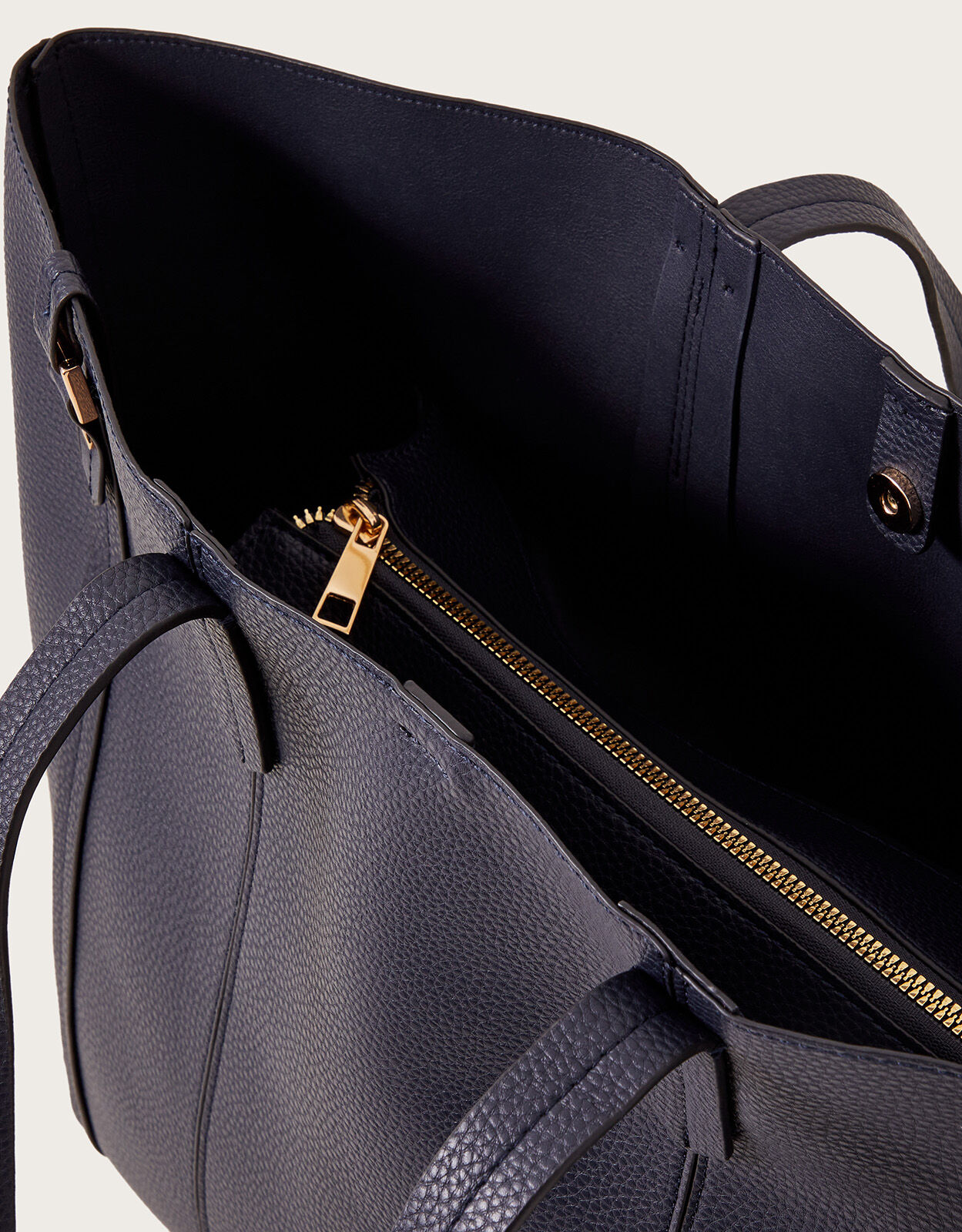 Navy large handbag best sale