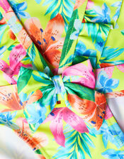 Tropical Triangle Bikini Set, Green (LIME), large