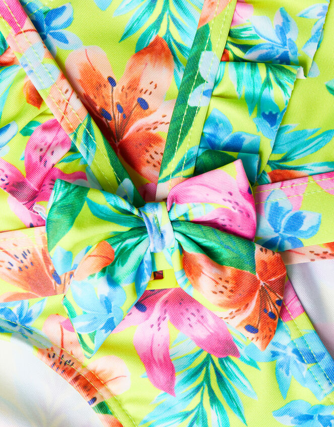 Tropical Triangle Bikini Set, Green (LIME), large