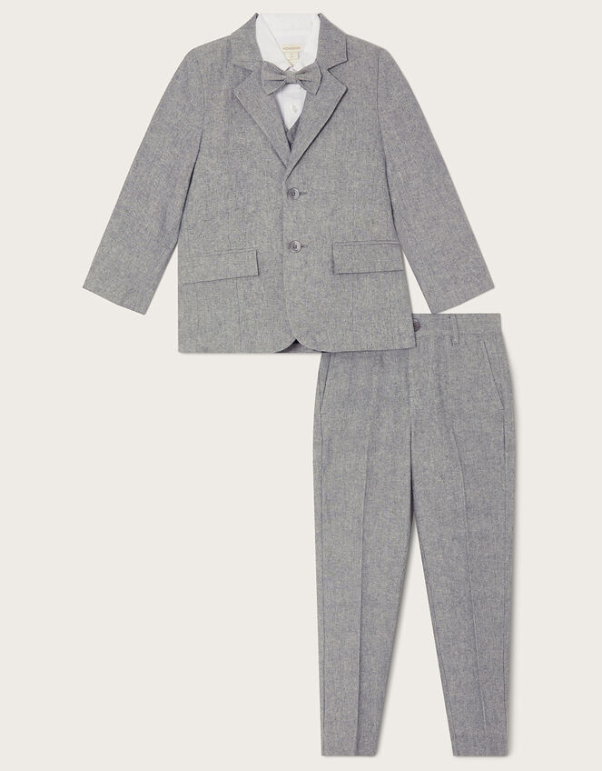 Luca Five Piece Smart Suit, Grey (GREY), large
