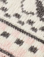 Scotch & Soda Metallic Celestial Fair Isle Jumper, Multi (MULTI), large