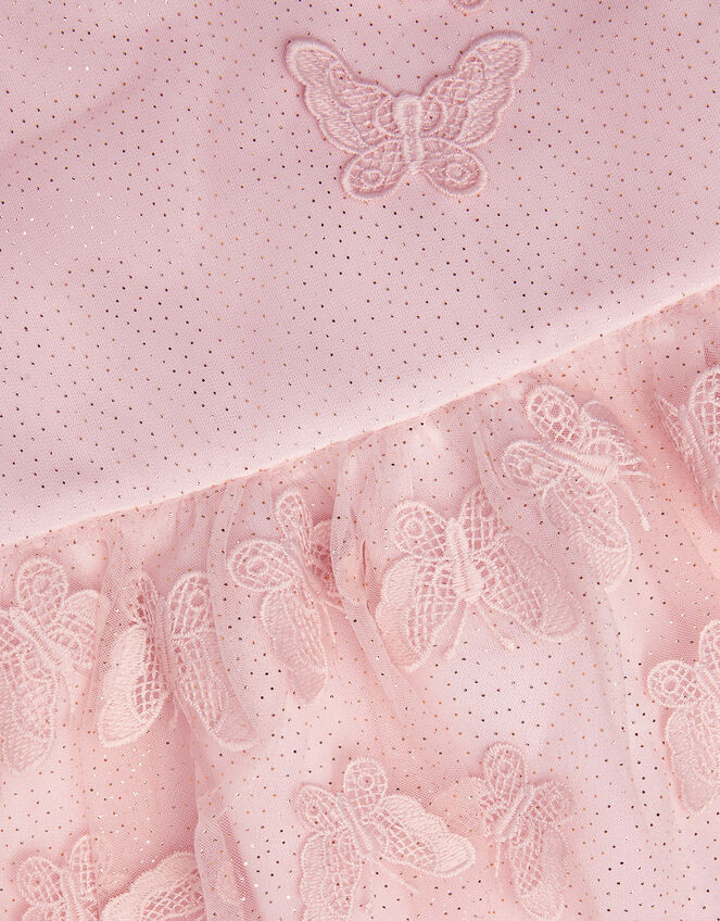 Baby Mapel Butterfly Tulle Dress, Pink (PINK), large