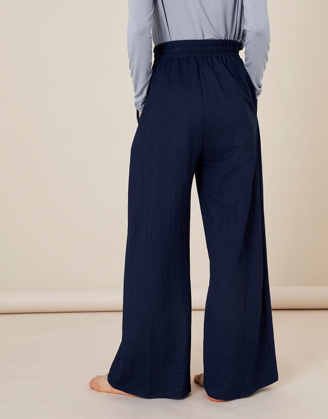 Wide-Leg Trousers, Blue (NAVY), large