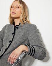 Willa Military Jacket , Black (BLACK), large