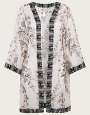 Chintz Border Print Cover Up in Recycled Polyester, , large