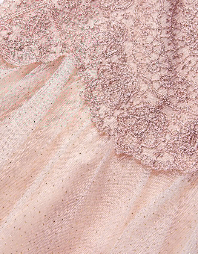 Estella Lace Bodice Dress, Pink (PINK), large