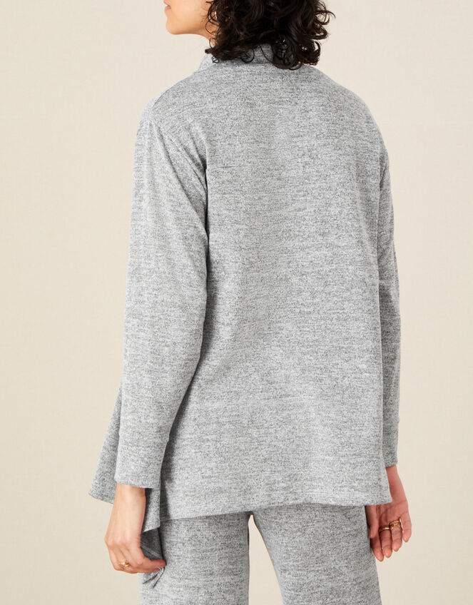 Lounge Marl Jersey Jumper, Grey (GREY), large