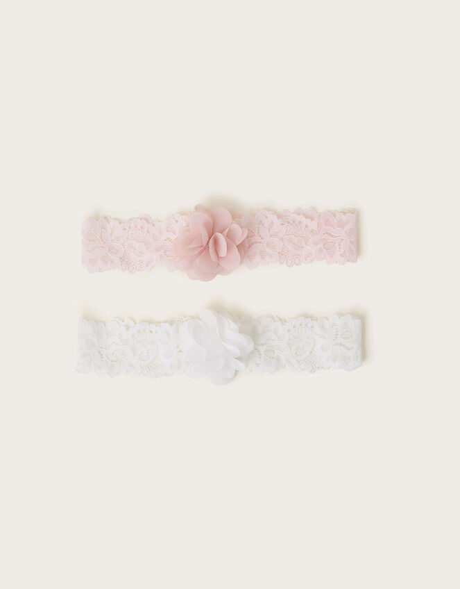 2-Pack Baby Lace Flower Bandos, , large