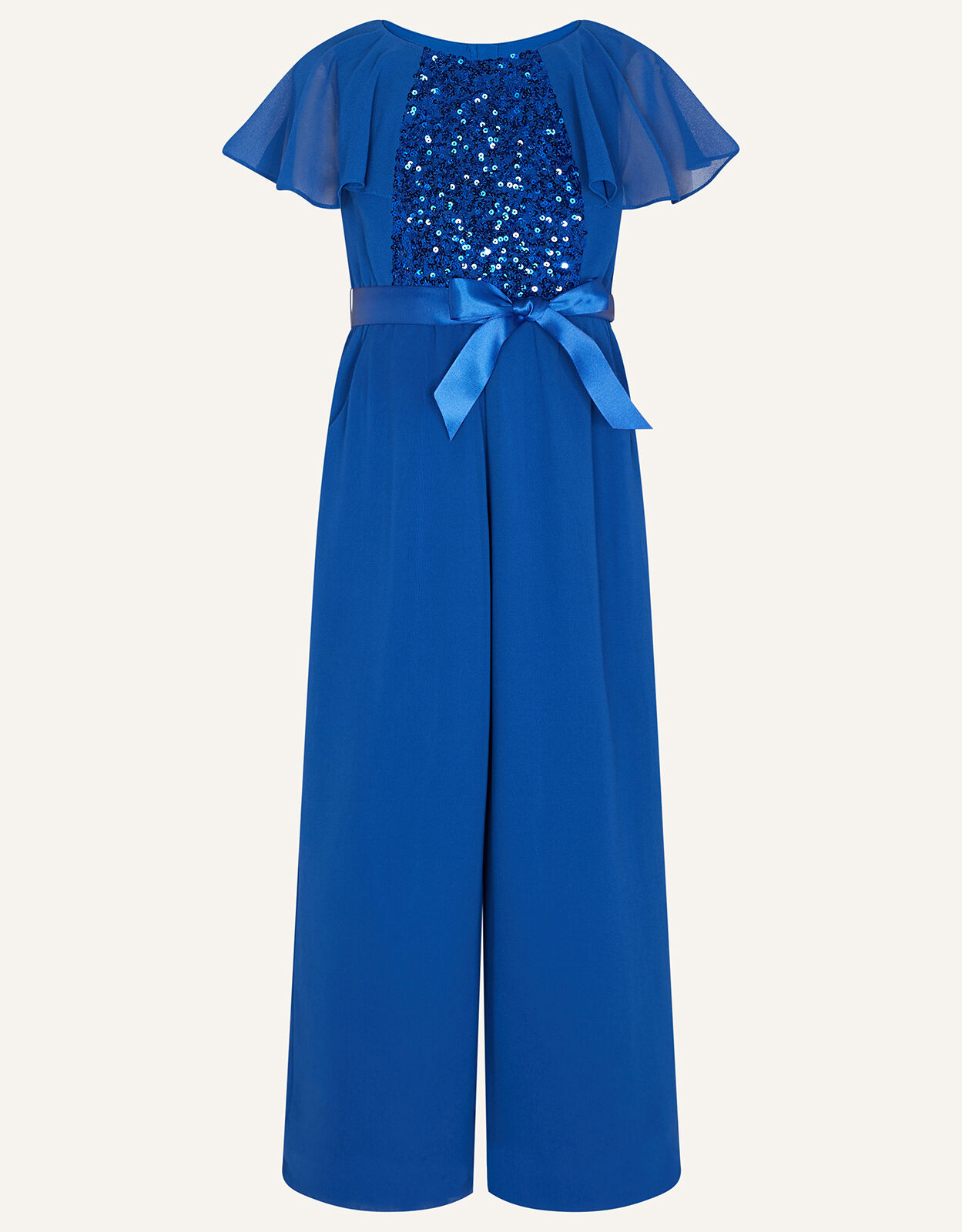 Monsoon blue jumpsuit deals