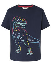 Dinosaur T-Shirt, Blue (NAVY), large