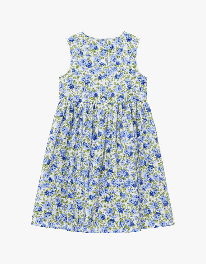 Trotters Adelina Rose Dress, Blue (BLUE), large