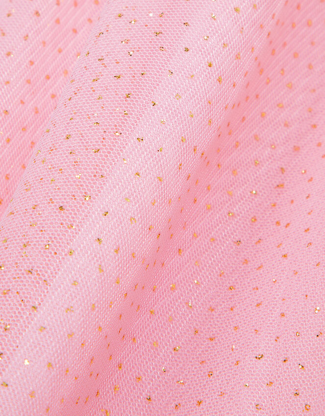 Baby Glitter Wrap Dress, Pink (PINK), large