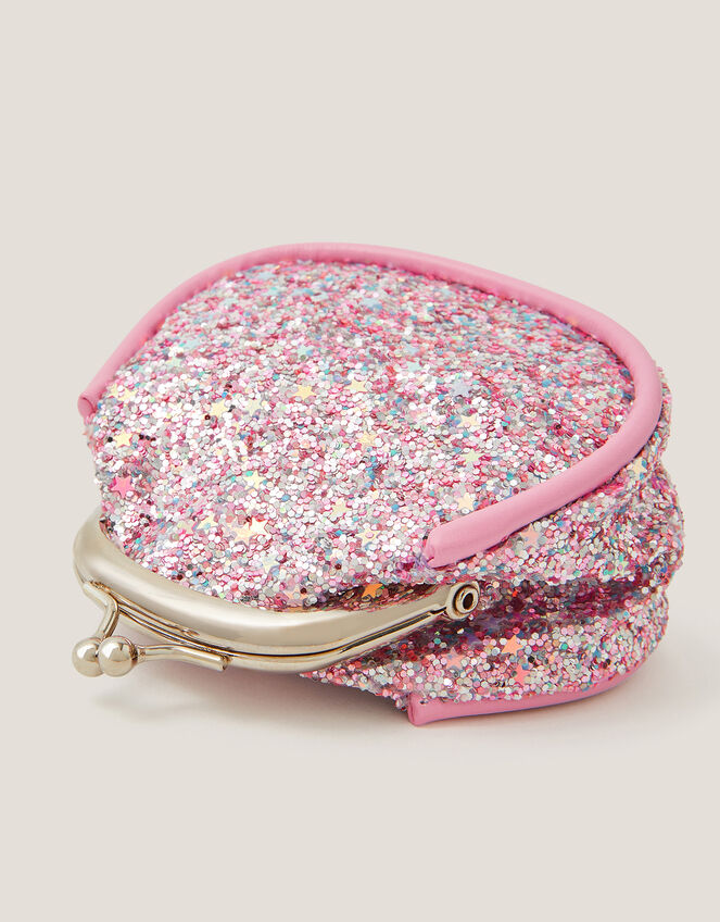 Mini Glitter Clip Frame Purse, , large