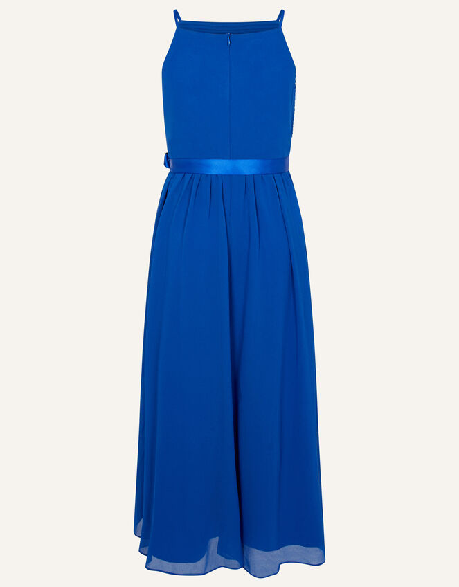 Polly Pin Tuck Prom Dress, Blue (BLUE), large