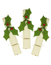 Meri Meri Holly Crackers 6 Pack, , large