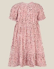 Fenella Sequin Velvet Party Dress, Pink (PINK), large