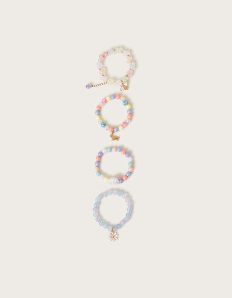 4-Pack Beaded Bracelets, , large