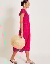 Lo Lace Jersey Dress, Pink (PINK), large