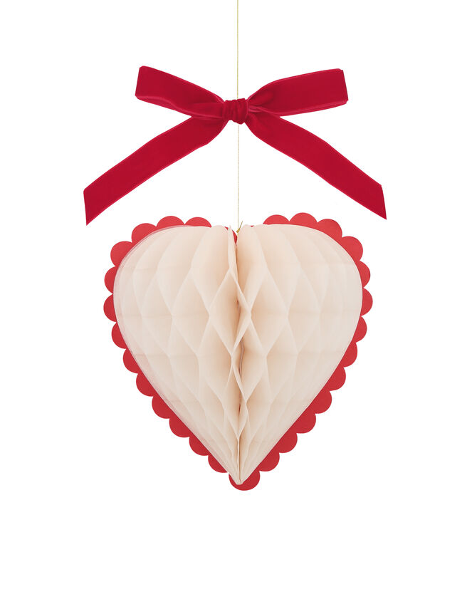 Meri Meri 3-Pack Honeycomb Heart Decorations, , large
