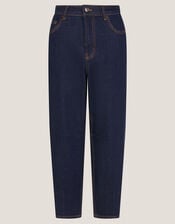 Dina Darted Barrel Jeans, Blue (INDIGO), large