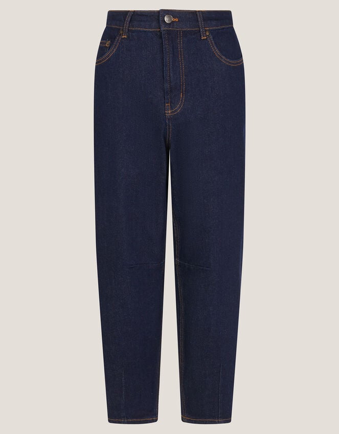 Dina Darted Barrel Jeans, Blue (INDIGO), large