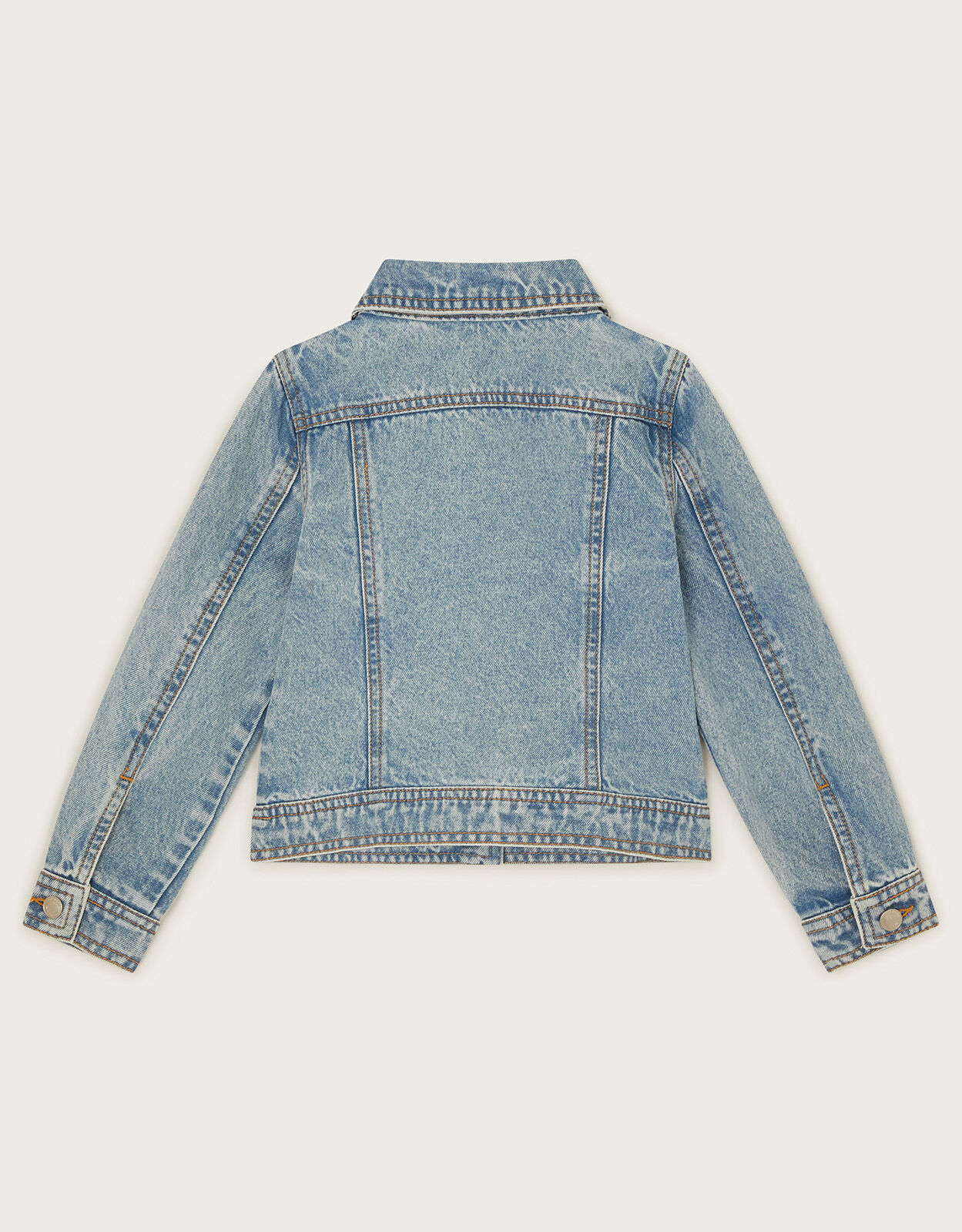 Floral Embellished Denim Jacket Blue Girls Coats Jackets Monsoon Global