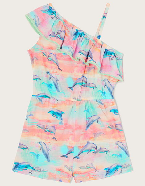 Beach Dolphin Playsuit WWF-UK Collaboration, Multi (MULTI), large