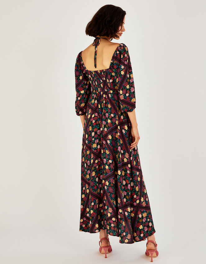 Sanvi Print Midi Dress, Blue (NAVY), large