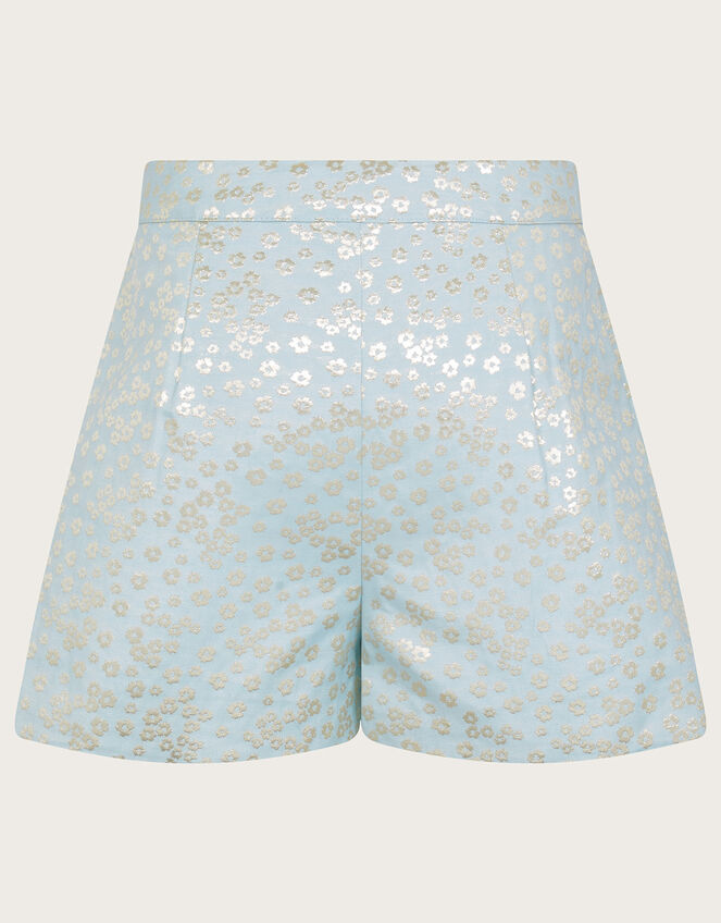 Sienna Jacquard Shorts, Blue (BLUE), large