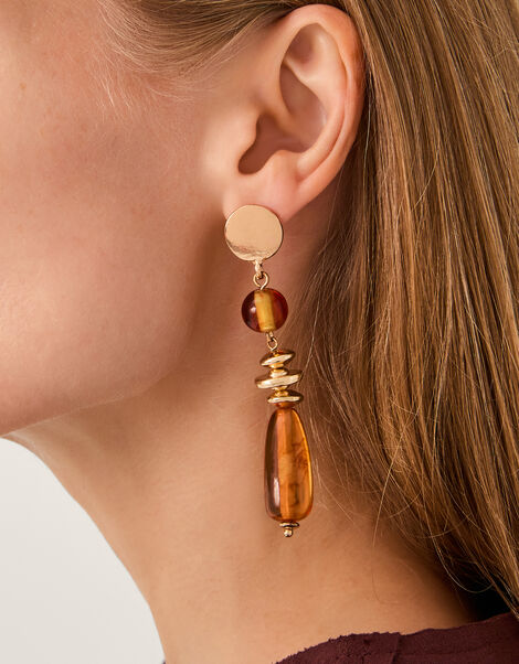 Bead Drop Earrings, , large