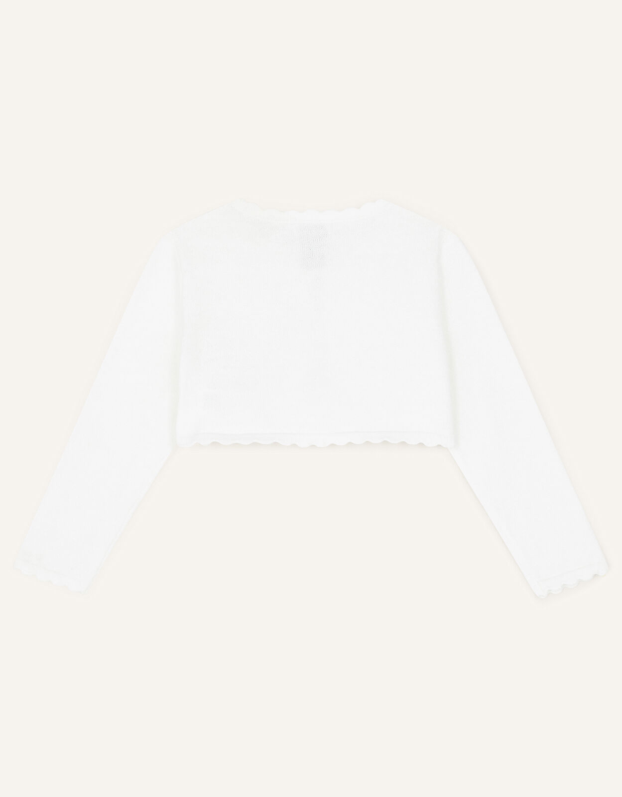 ivory flower girl cardigan