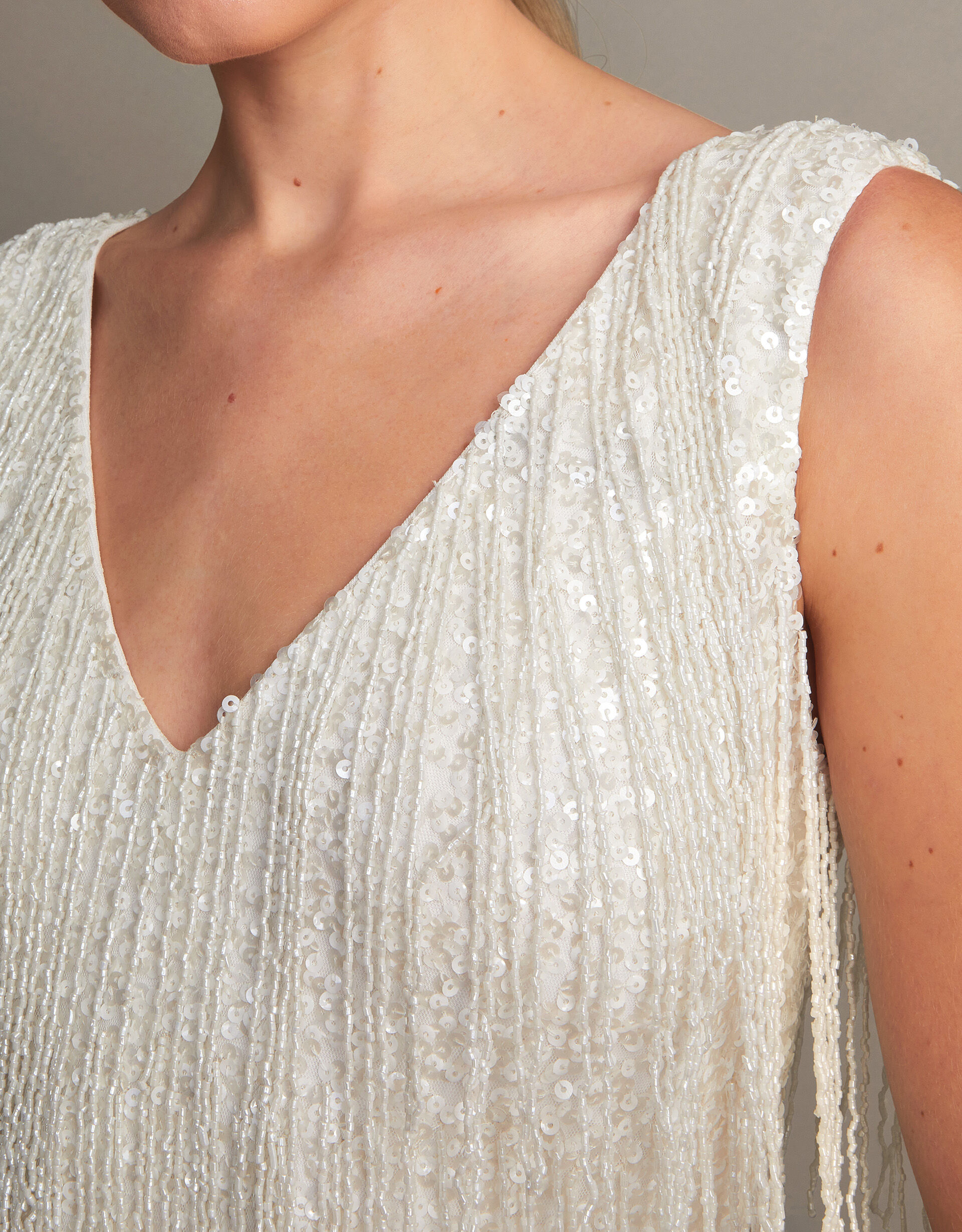 Monsoon fringe dress store