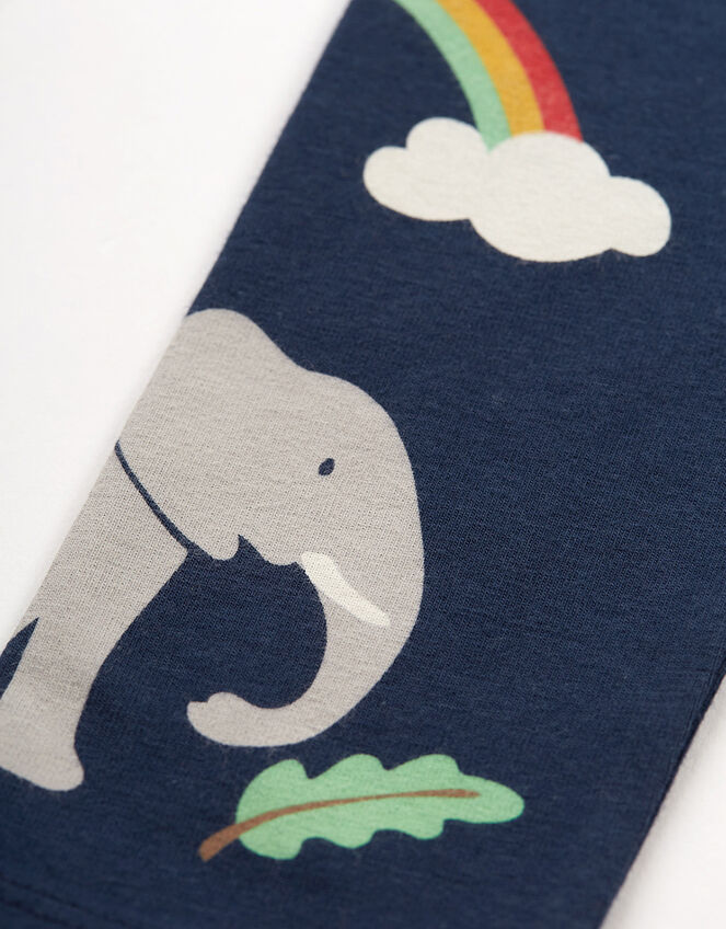 Frugi Luana Leggings, Blue (NAVY), large