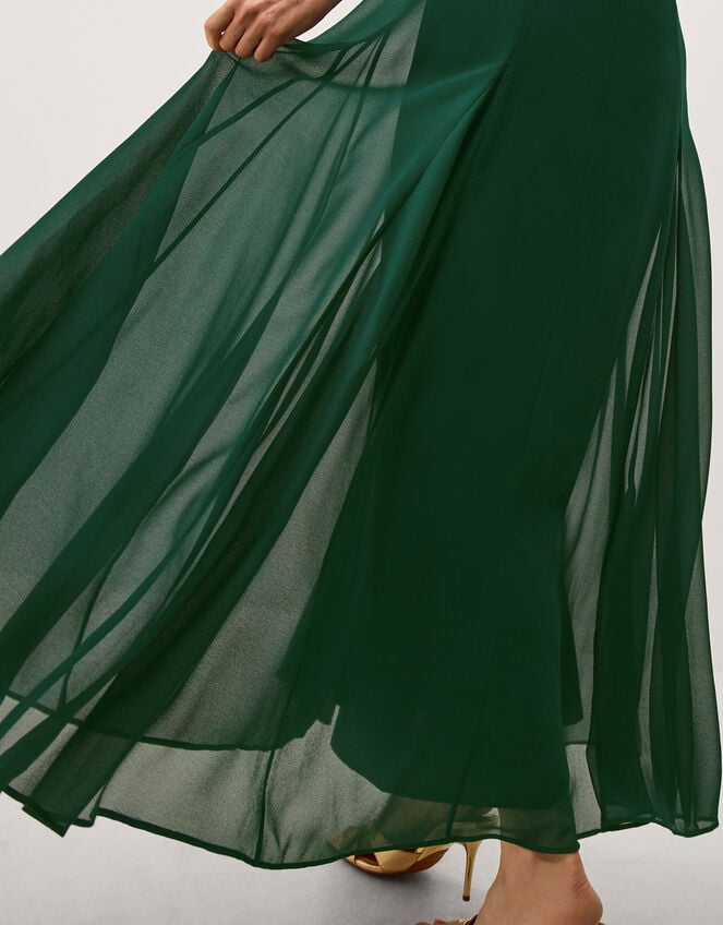 Sienna Embellished Maxi Dress, Green (DARK GREEN), large