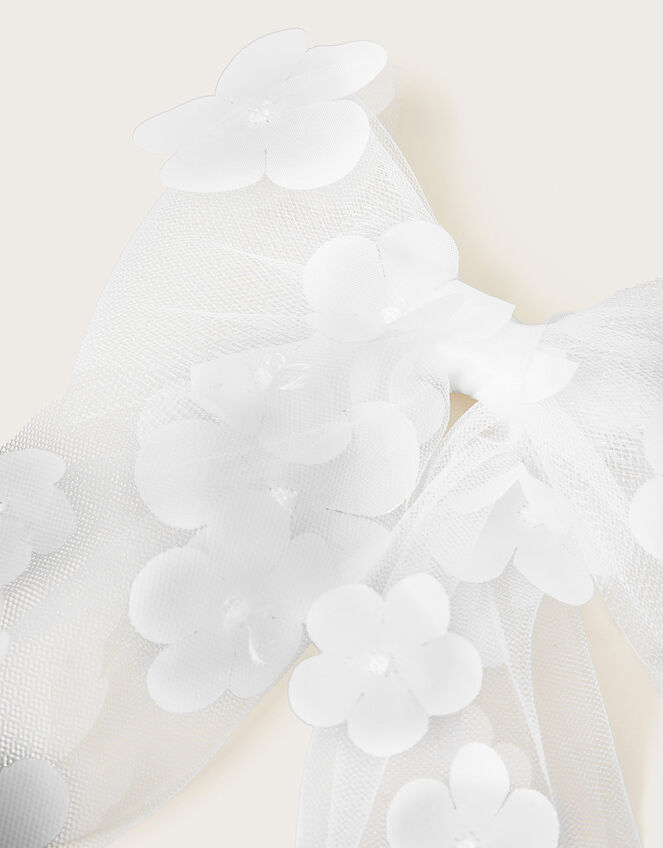 Lauren Flower Bow Hair Clip, , large