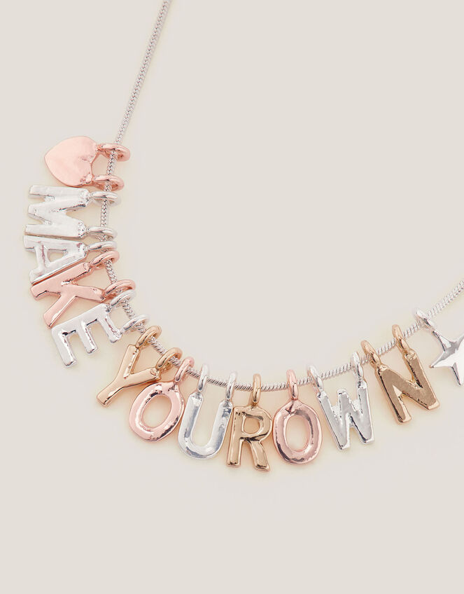Make Your Own Letter Charm Necklace Set, , large