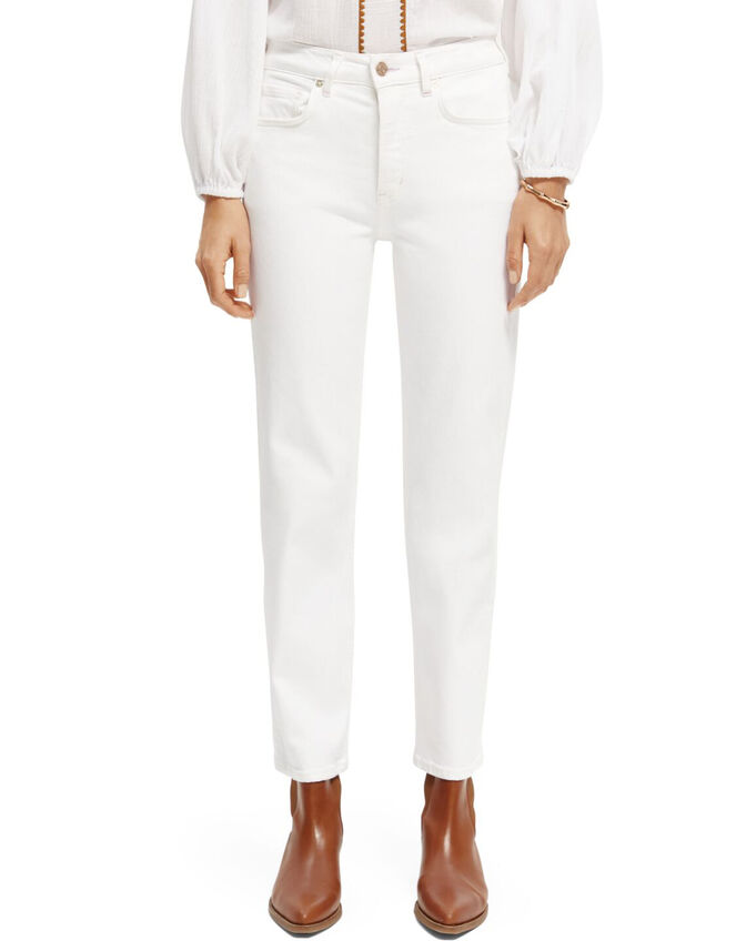 Scotch and Soda Sky Straight Jeans Regular Length, White (WHITE), large