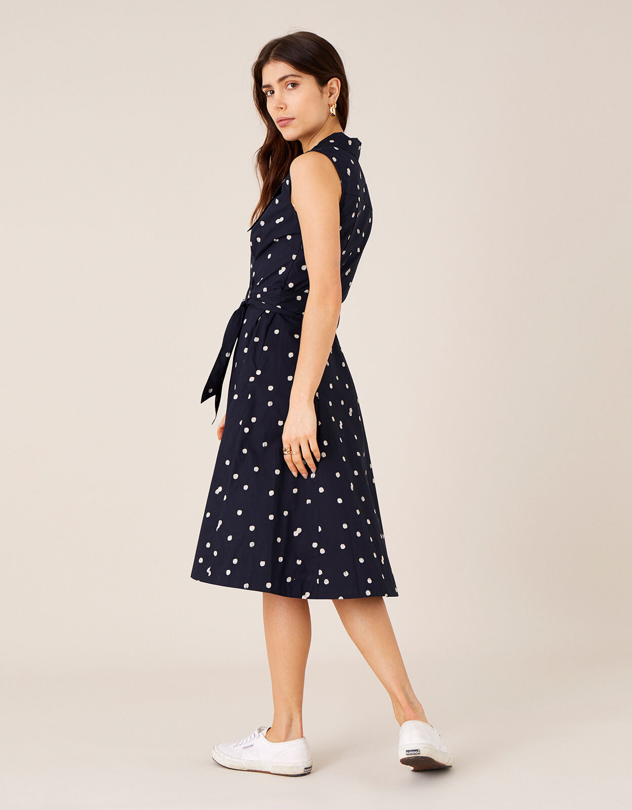 Monsoon spot dress deals