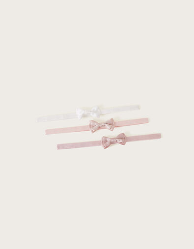Baby Bow Bridesmaid Bandos Set of Three, , large