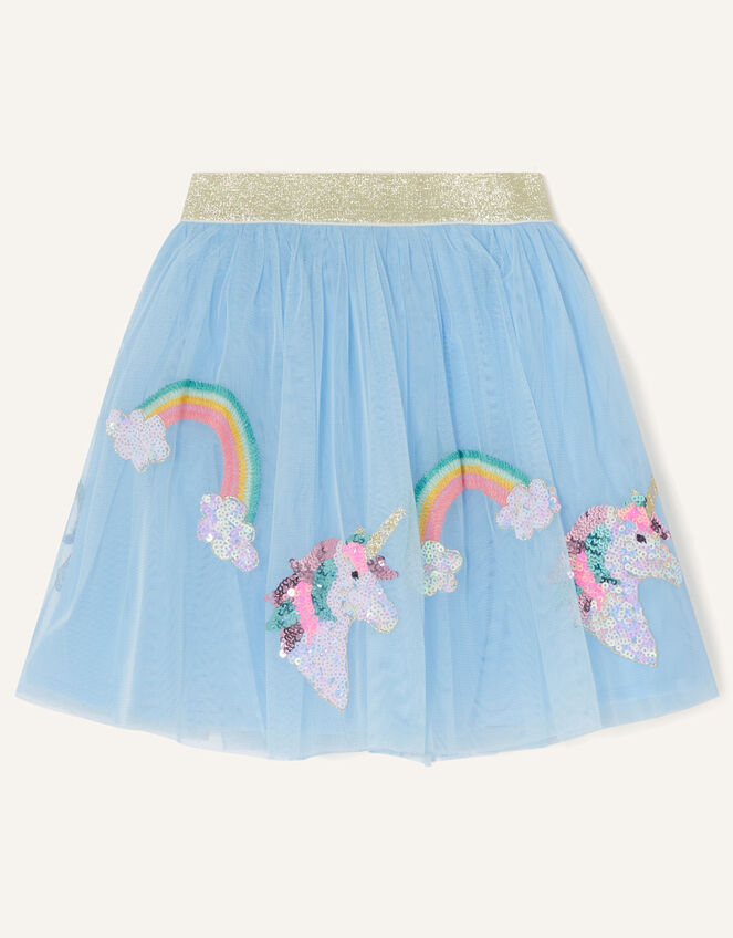Disco Unicorn Skirt, Blue (BLUE), large