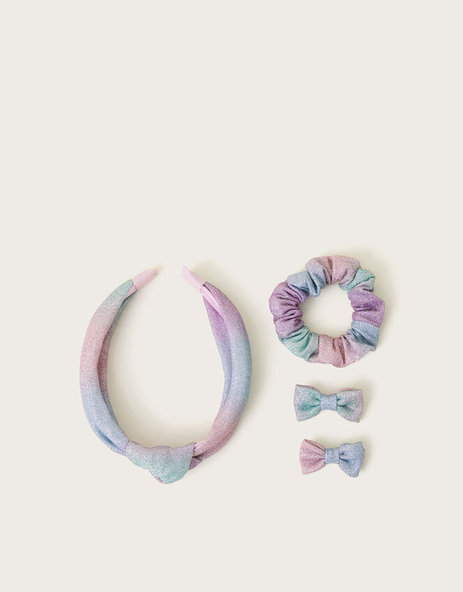 Ombre Glitter Hair Accessories Set, , large