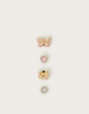 4-Pack Sparkly Gems and Butterfly Clog Charms, , large